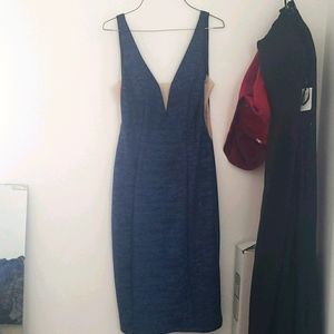 Gorgeous deep v cocktail dress